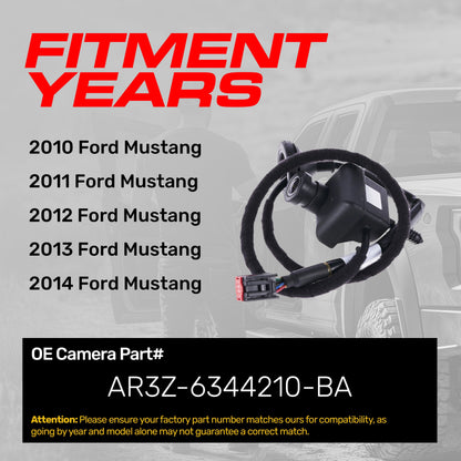 Ford Mustang (2010-2014) OEM Replacement Backup Camera OE Part # AR3Z-6344210-BA