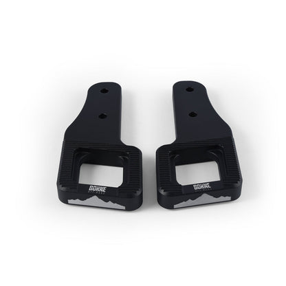 Borne Off-Road 2017+ Ford Raptor / 2009+ Ford F150 Borne Off-Road Billet Tow Hooks - Black BNTH-F150-17BK
