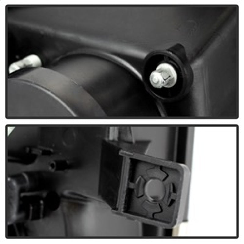 Spyder Ford F150 09-14 Projector Headlights Halogen Model- Light Bar DRL Blk PRO-YD-FF15009-LBDRL-BK 5077592