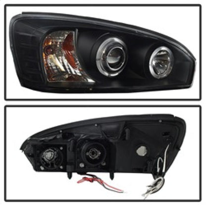 Spyder Chevy Malibu 04-07 Projector Headlights LED Halo LED Black High H1 Low H1 PRO-YD-CM04-HL-BK 5042675