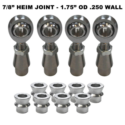 Sway Bar Link Fab Kit -  7/8" Chromoly Heim - 1.75" OD Tubing