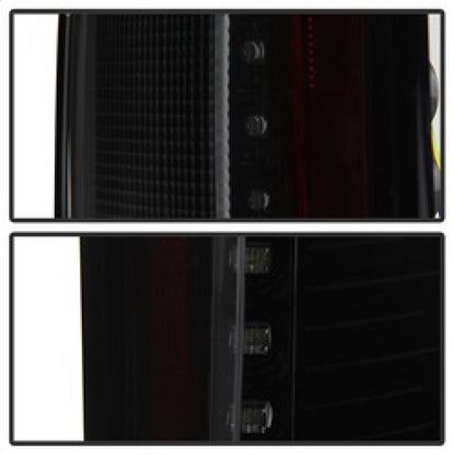 Spyder 15-18 Ford F-150 LED Tail Lights (w/Blind Spot) - Black Smoke (ALT-YD-FF15015BS-LBLED-BSM) 5085337