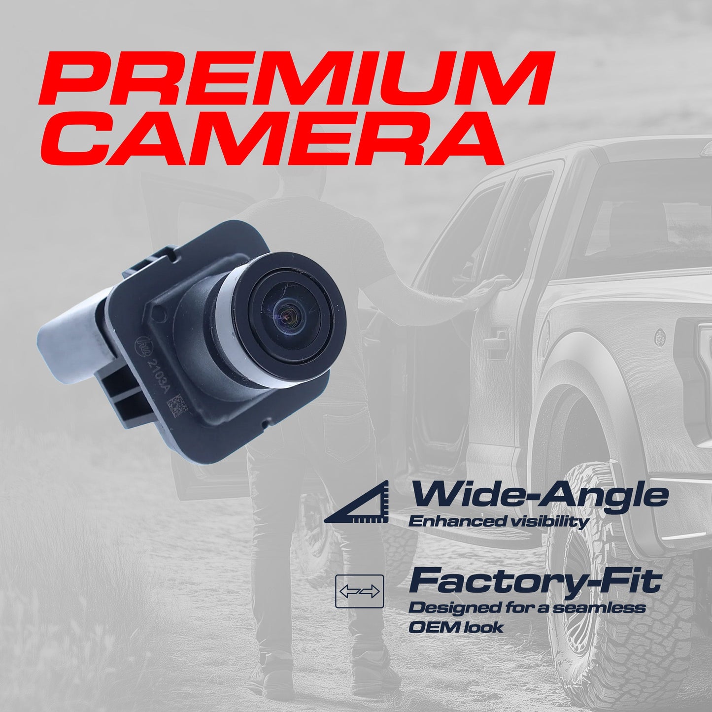 Ford Mustang Coupe (2015-2022), Mustang Convertible (2015-2022), Mustang Shelby GT350 (2016-2020) OEM Replacement Backup Camera OE Part # FR3Z-19G490-A