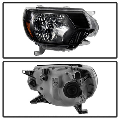 SPYDER Xtune Toyota Tacoma 2012-2015 OEM Style Headlights Black HD-JH-TTA12-AM-BK 9031069