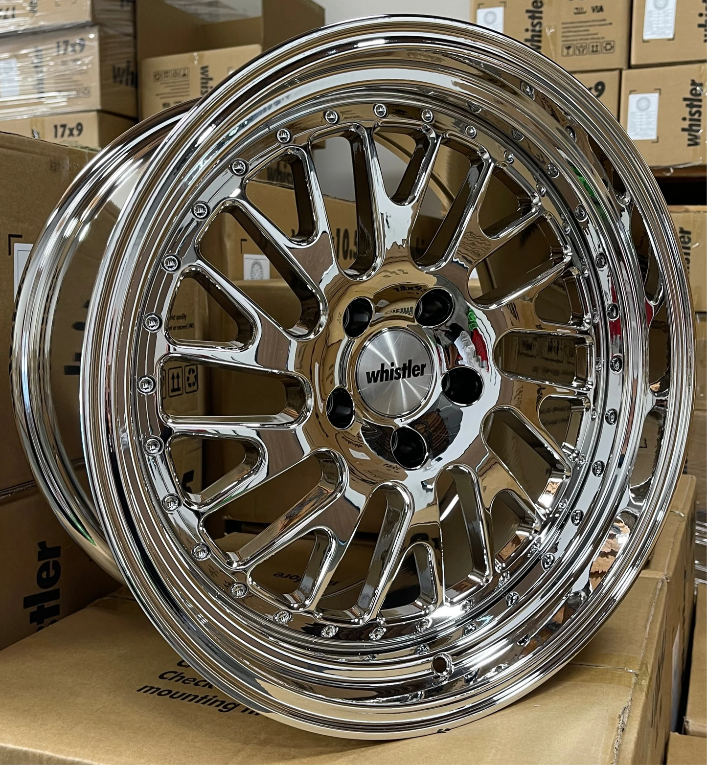Whistler SK1-T Chrome Wheels – Set of 4