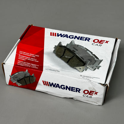 WAGNER OEx Ceramic Disc Brake Pad Set 5 1/2" x 3" Grey OEX1050A