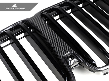 AutoTecknic Dry Carbon Fiber Front Grille - BMW G07 X7 LCI