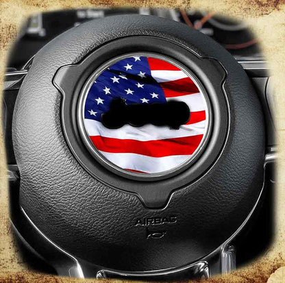 Steering wheel decal Merica 213