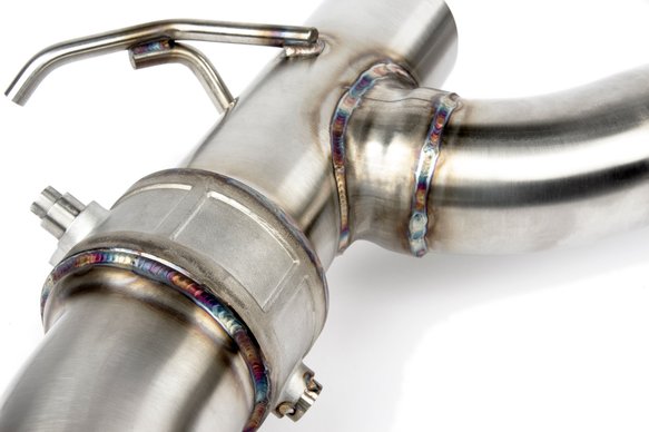 Dinan Valved Axle-Back Exhaust - 2016-2023 BMW X1/X2 sDrive28i Stainless Steel - Black Tips - F48 / F39