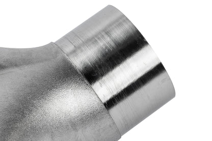 APR Cast Stainless Steel Double Y Splitter - 76mm (3") to Quad 63.5mm (2.5")