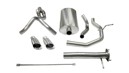 Corsa Performance 03-06 Chevrolet SSR 5.3L V8 Polished Sport Cat-Back Exhaust