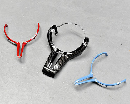 Performance V1 Carbon Fiber Steering Wheel Center Trim Piece - F80 M3 | F82 / F83 M4 | F87 M2