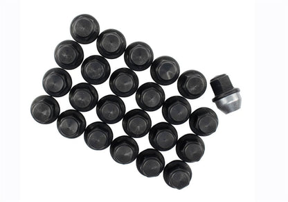 Ford Racing M14 x 1.5 Black Lug Nut - Set of 24 M-1012K-F15B
