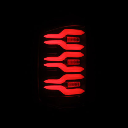 AlphaRex 14-18 Chevrolet Silverado Luxx-Series LED Tail Lights Black w/Activ Light/Seq Signal 620030 *Discontinued