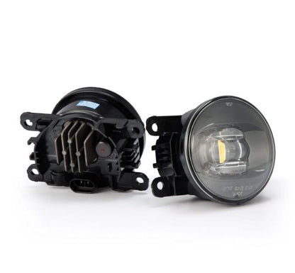 AlphaRex Universal Acura/Ford/Honda/Subaru/Nissan DoubleTap Dual Color LED Proj Fog Lights - Wt/Ambr 210002 *Discontinued