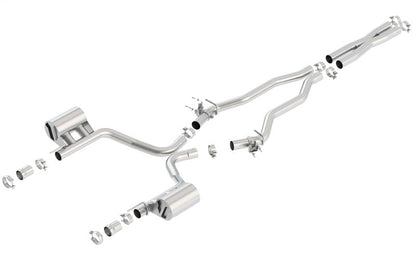 Borla 2015 Dodge Challenger SRT/392 Hemi 6.4L V8 ATAK Catback Exhaust w/ Valves Factory Bezel 140641