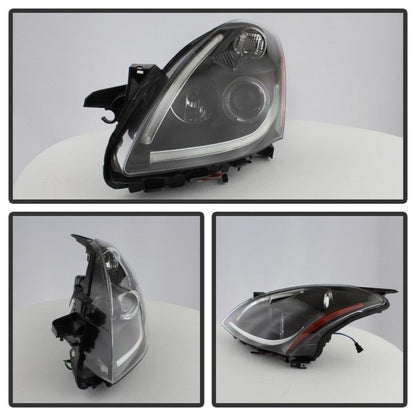 Spyder Nissan Altima 4Dr 10-12 Projector Headlights Light DRL LED Halo Blk PRO-YD-NA104D-LTDRL-BK 5076830
