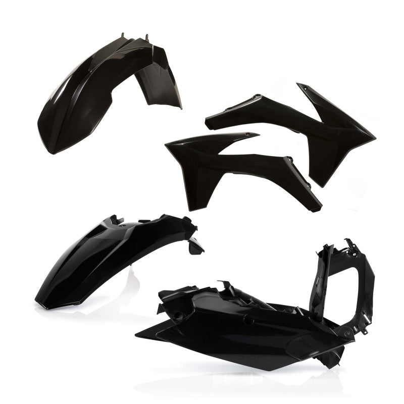 Acerbis 11-12 KTM SX/SX-F/XC/XC-F Plastic Kit - Black 2205470001