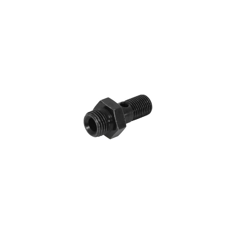 AEM High Volume Fuel Rail Banjo Fitting w/ Hole - Male -6AN ORB thread (9/16in -18)