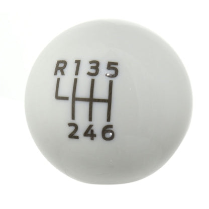 Ford Racing 15-19 Ford Mustang EcoBoost / GT w/ 6-Speed Manual Transmission Bullitt White Shift Knob M-7213-M8B
