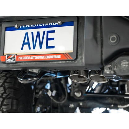 AWE Tuning 2022+ Ford Bronco Raptor 4WD Dual BashGuards Cat-Back SwitchPath Exhaust (No Tips)