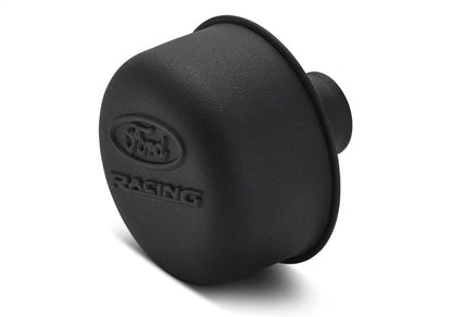Ford Racing Black Crinkle Finish Breather Cap w/ Ford Racing Logo - Twist Type 302-216