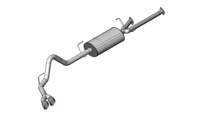 Corsa Performance 09-10 Toyota Tundra 5.7L V8 3in Cat-Back Single Side w Twin 4in