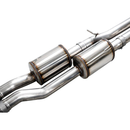 AWE 25+ RAM 1500 3.0TT 0FG Catback Touring Exhaust - Diamond Black Tips