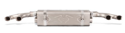 Akrapovic 16-17 Porsche 911 Turbo/Turbo S (991.2) Slip-On Line (Titanium) (Req. Tips/Diffuser) S-PO/TI/6H