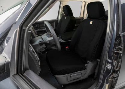 Covercraft 21-24 Cadillac Escalade- Carhartt Super Dux Custom SeatSaver Front Row - Black SSC3495COBK