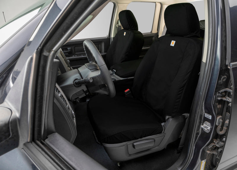 Covercraft 21-23  Nissan Pathfinder- Carhartt SuperDux SeatSaver Front Row- Black SSC2613COBK