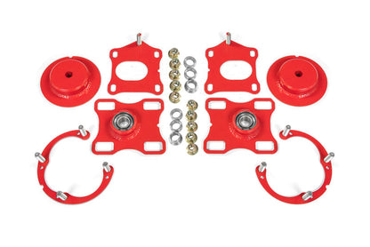 BMR Suspension BMR 11-14 Ford Mustang / Shelby GT500 Caster Camber Plates - Red WAK751R