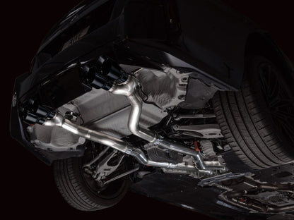 AWE Tuning 23-24 BMW G87 M2 Track Edition Exhaust - Diamond Black Tips 3020-43487