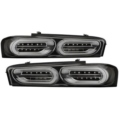 Spyder Chevy Camaro 16-18 Halogen LED Tail Lights Black ALT-YD-CCAM16HAL-SEQ-BK 5087218