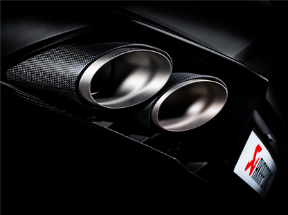 Akrapovic 16-16 Lamborghini Huracan LP 580-2 Coupe/Spyder Slip-On Line (Titanium) w/ Carbon Tips MTP-LA/TI/2