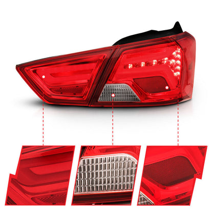 Anzo Chevy Impala 14-18 L.E.D Taillight  Red/Clear