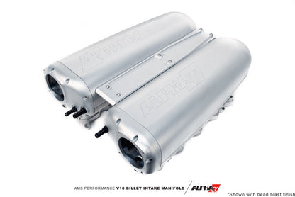 AMS Performance V10 Audi R8 / Lamborghini Huracan / Performante Billet Intake Manifold - CLR Anodize ALP.37.08.0001-1