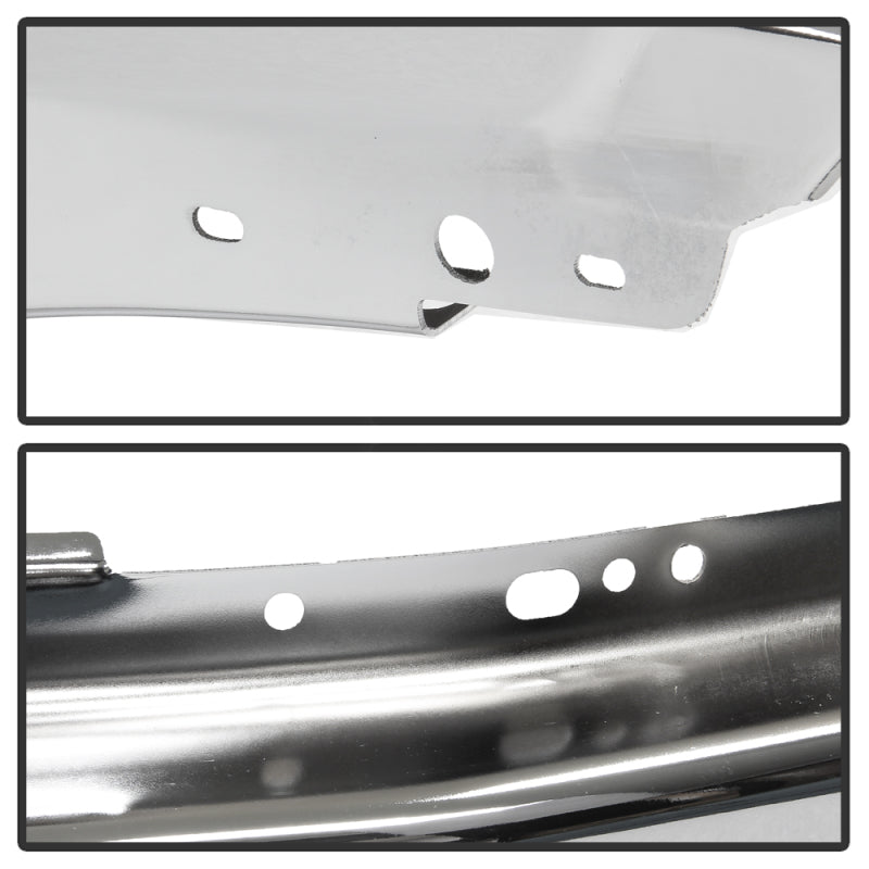 Spyder Ford F150 09-14 w/Fog Light Hole w/o Harley Model Front Bumper - Chrome (OEM 9L3Z17757B) 9948480