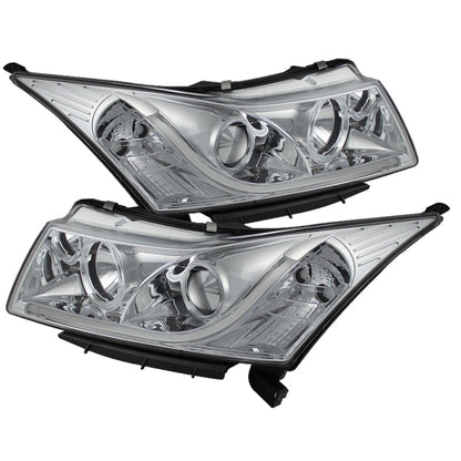 Spyder Chevy Cruze 11-14 Projector Headlights Light Tube DRL Chrm PRO-YD-CCRZ11-LTDRL-C 5074171