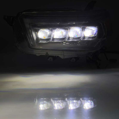 AlphaRex 10-13 Toyota 4Runner NOVA LED Projector Headlights Plank Style Black w/Seq Signal/DRL 880759 *Discontinued