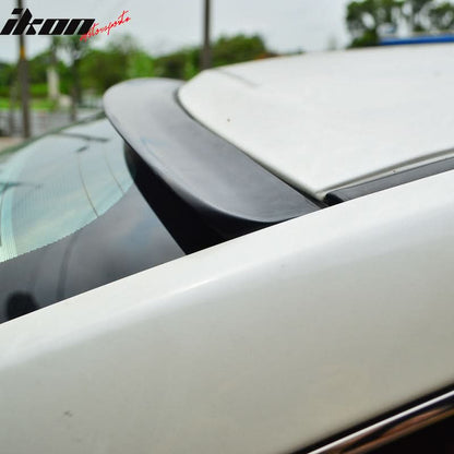 2005-2008 Audi A4 B7 Unpainted Black Roof Spoiler - PUF