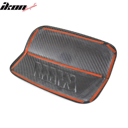 2016-2019 BMW X6 F16 X6M F86 Carbon Fiber CF Side Oil Cap Cover Trim
