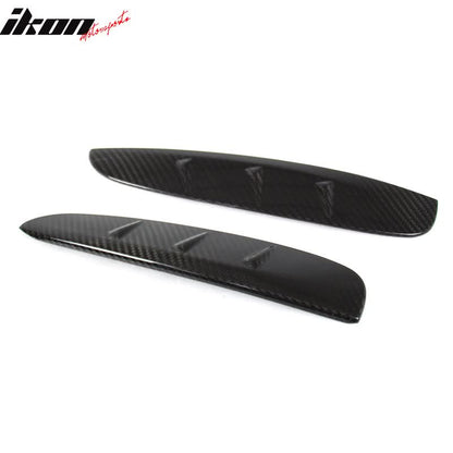 2016-2019 BMW X6 F16 Carbon Fiber CF Side Fender Air Vent Cover Trim