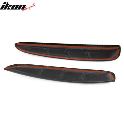 2016-2019 BMW X6 F16 Carbon Fiber CF Side Fender Air Vent Cover Trim