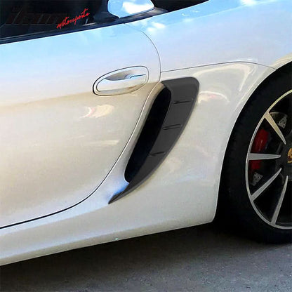 2013-2016 Porsche Boxster Cayman 981 Side Air Vent Scoop Cover ABS 2PC