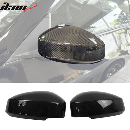 2003-2009 Nissan 350Z Z33 Side Rear View Mirror Covers Carbon Fiber