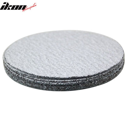 50PC 5in 127mm 60 Grit Auto Sanding Disc Sandpaper Sheets Sand Paper