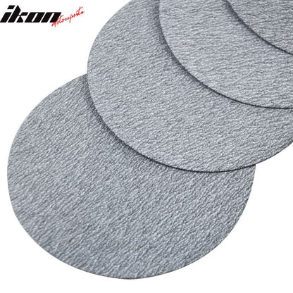 50PC 5in 127mm 180 Grit Auto Sanding Disc Sandpaper Sheets Sand Paper