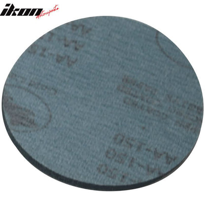 50PC 5in 127mm 150 Grit Auto Sanding Disc Sandpaper Sheets Sand Paper