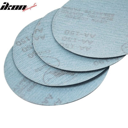 10PC 5in 127mm 150 Grit Auto Sanding Disc Sandpaper Sheets Sand Paper